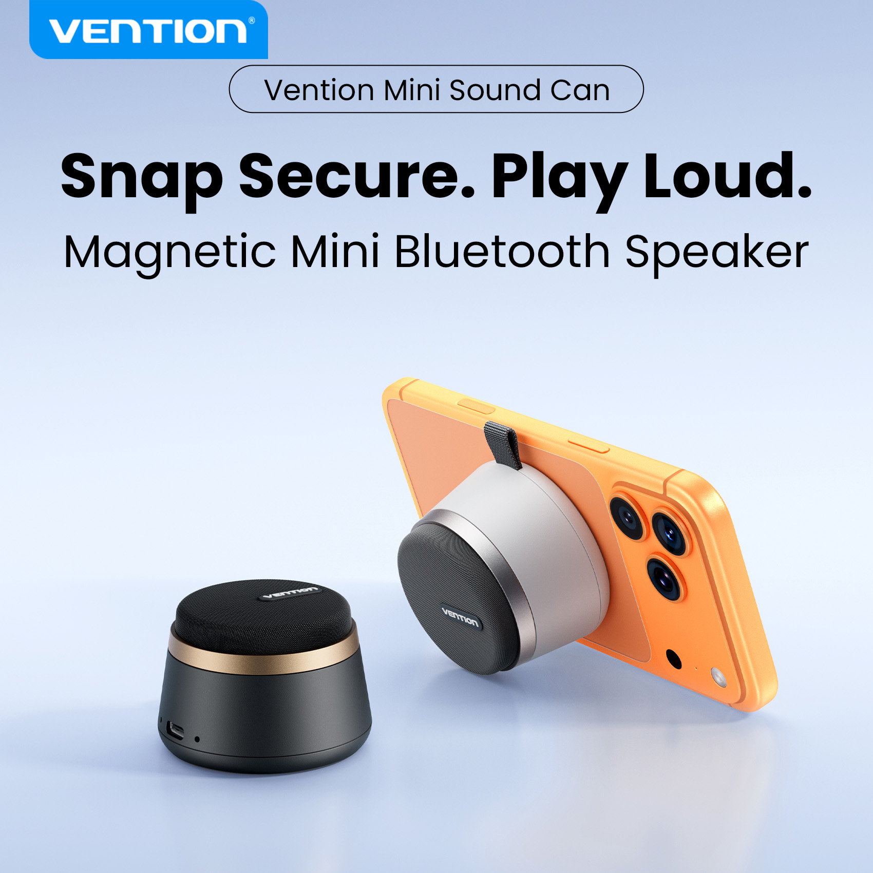 Google Speaker Nest Audio - Altavoz Bluetooth Portátil Magnético Vention, IPX6