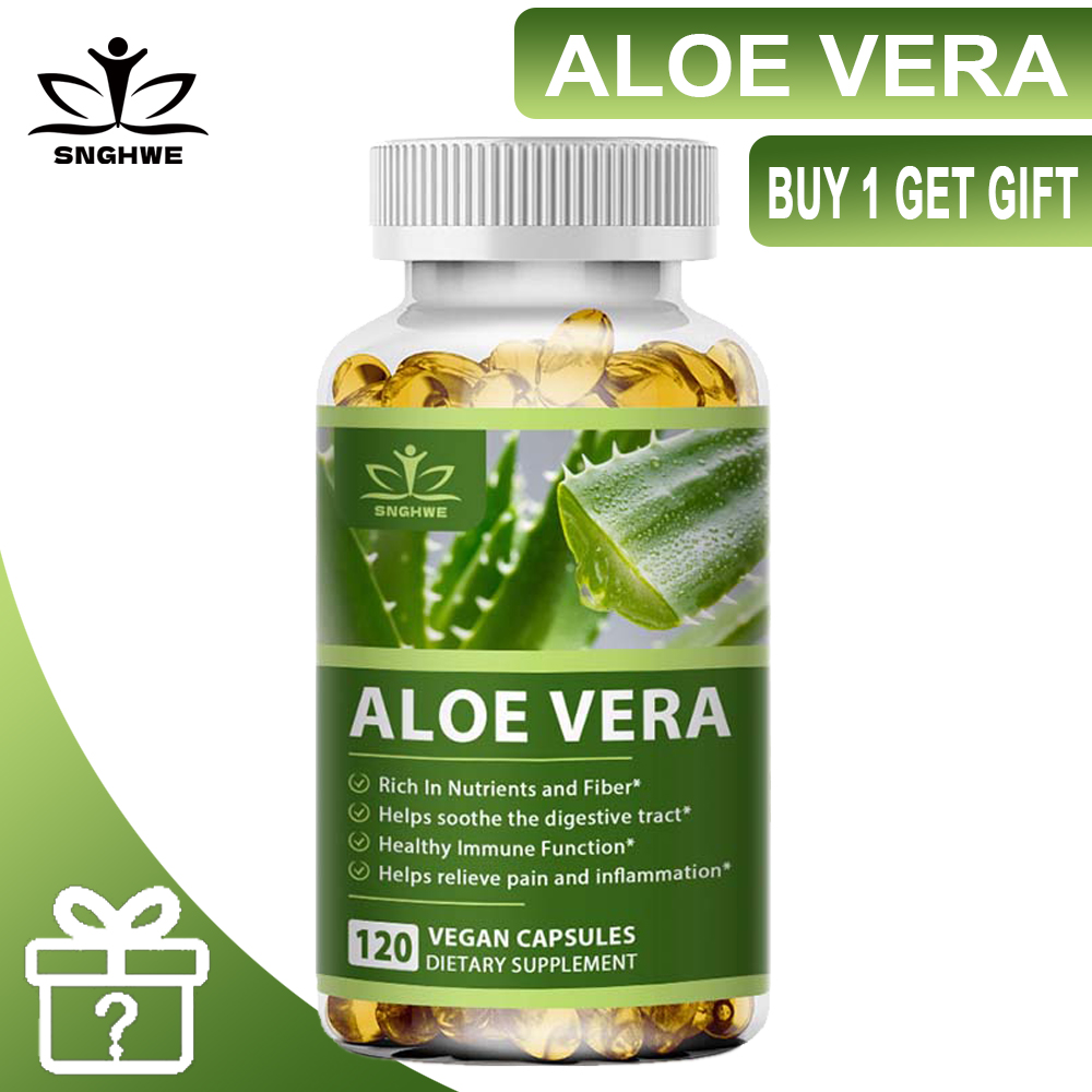 Aloe Vera Pot - Cápsulas orgánicas de Aloe Vera para