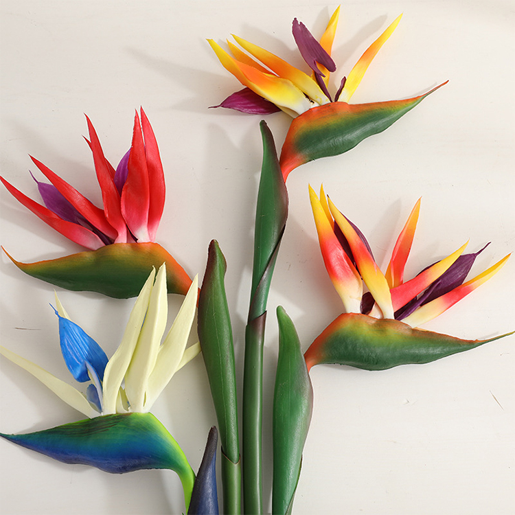 Bird Paradise Strelitzia - 2 piezas de flor artificial de