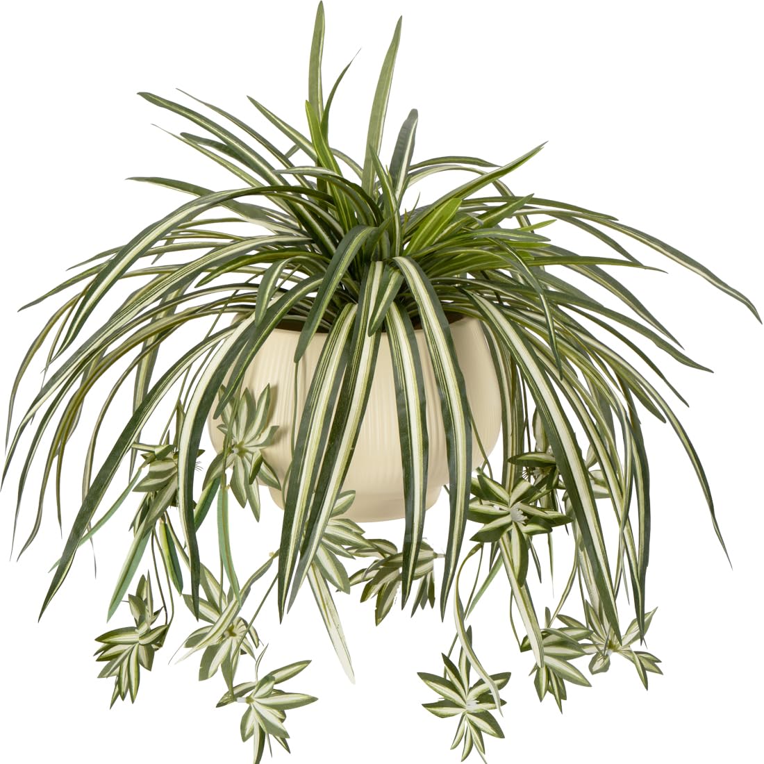 Spider Plant Hanging - 4 Piezas de Plantas Artificiales Colgantes