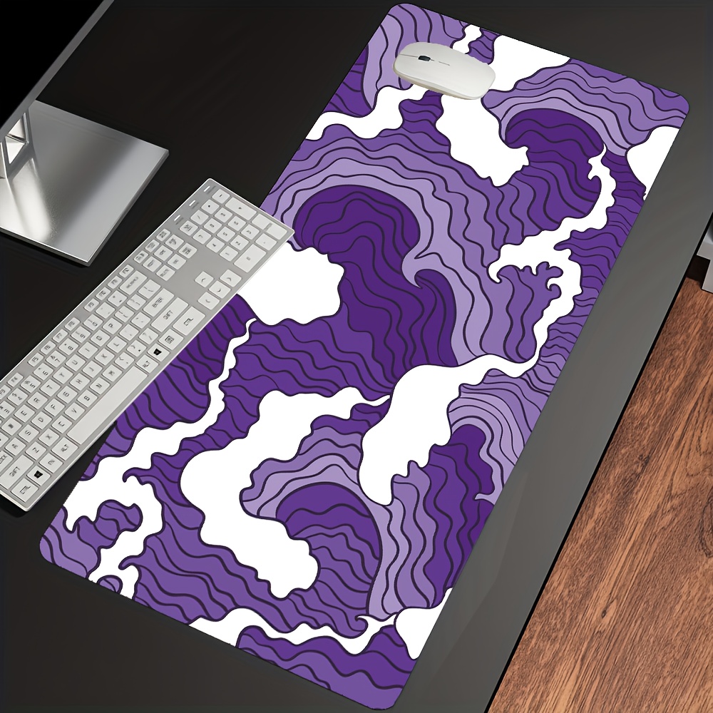 Tradescantia Purple - Alfombrilla de Escritorio con Diseño de