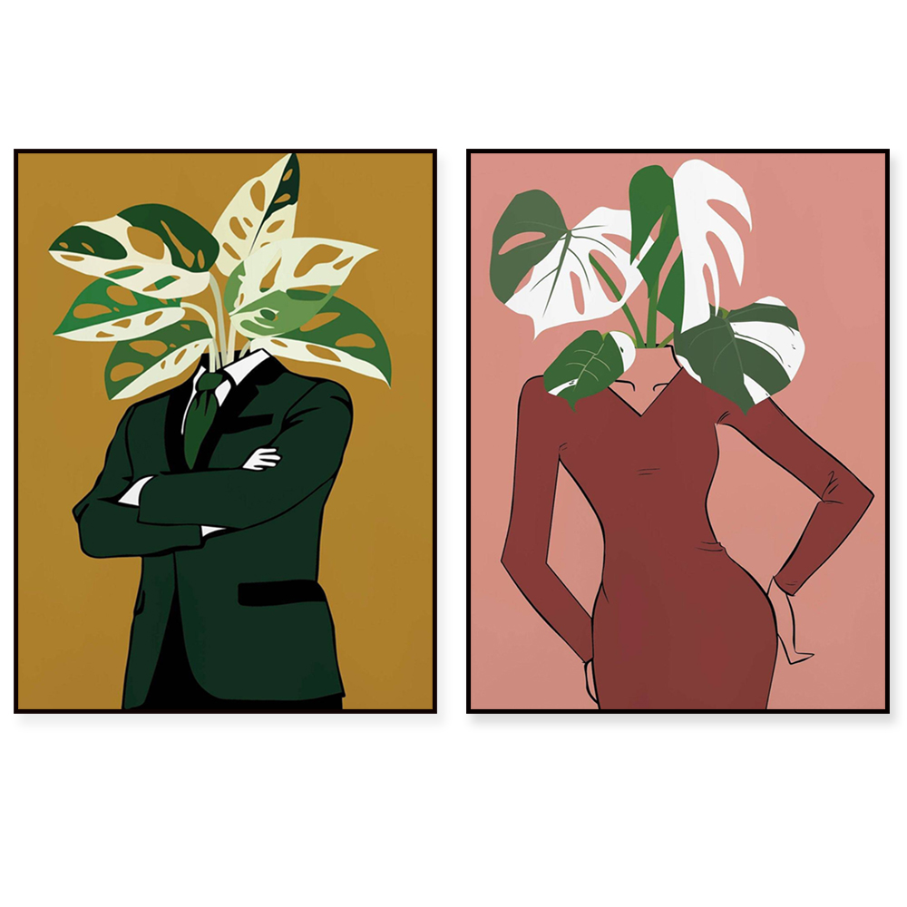 Monstera Adansonii - ¡Monstera Albo con un cartel de