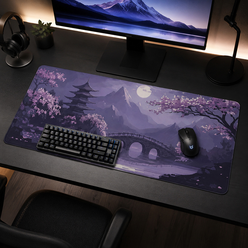 Tradescantia Purple - Alfombrilla de ratón para juegos Purple