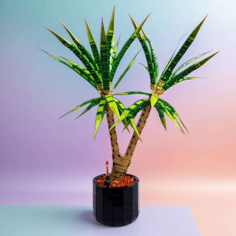 Dracaena Marginata - 1961 piezas MOC Dracaena Marginata Árbol