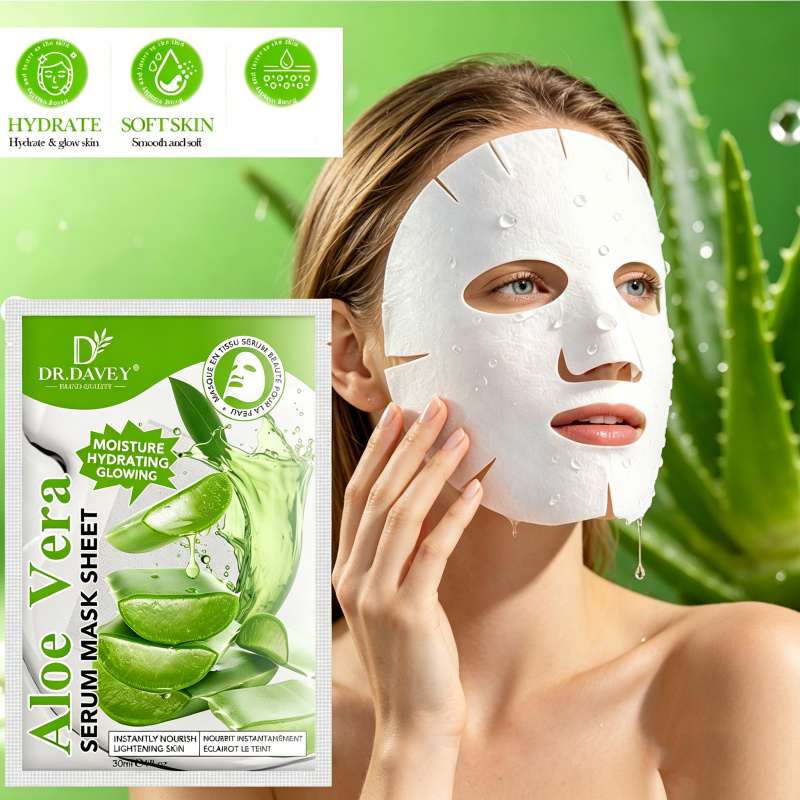 Mascarilla Facial de Suero de  - Aloe Vera Pot reseña y precio