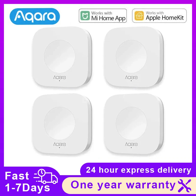 Aqara-Mini interruptor inalámb - Xiaomi Hub Mijia Hub reseña y precio