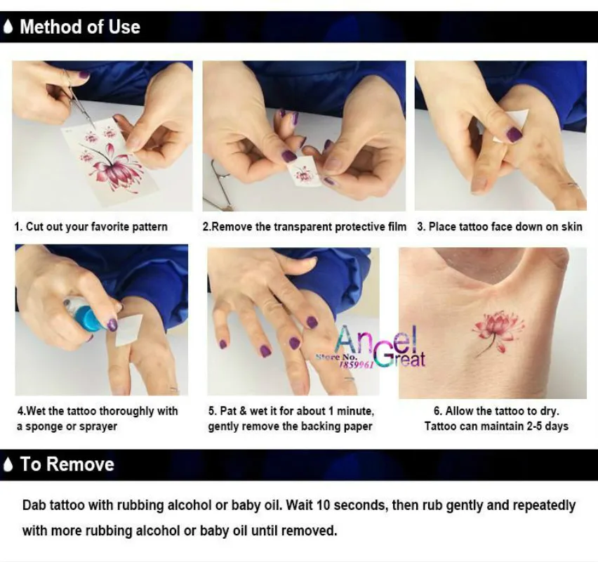 Anime BLEACH tatuajes temporal - Aglaonema Red reseña y precio