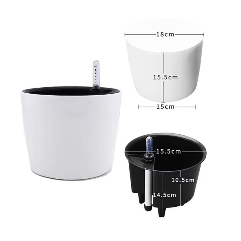 Maceta de autorriego, maceta b - Aloe Vera Pot reseña y precio