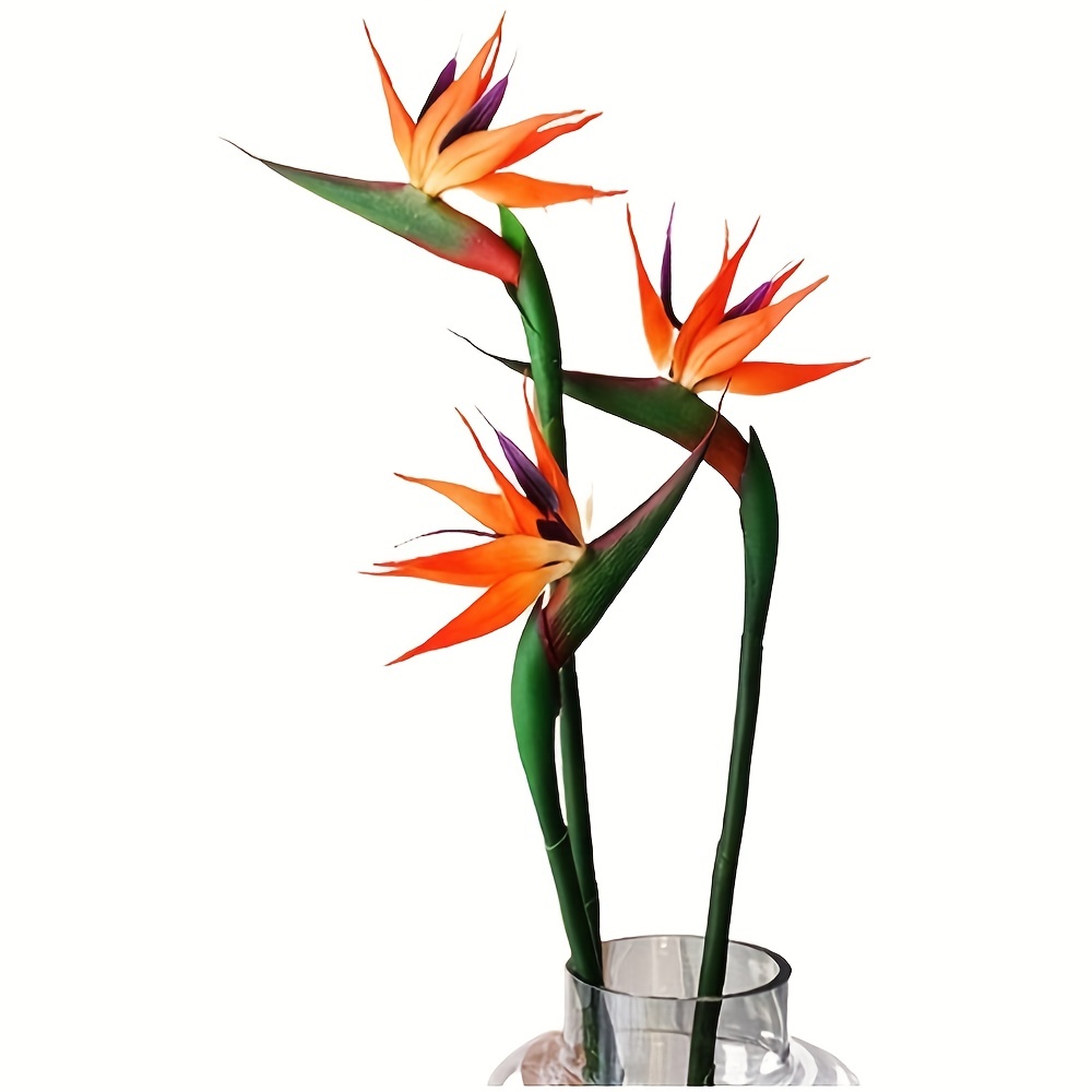 3 uds flores artificiales de p - Bird Paradise Strelitzia reseña y precio