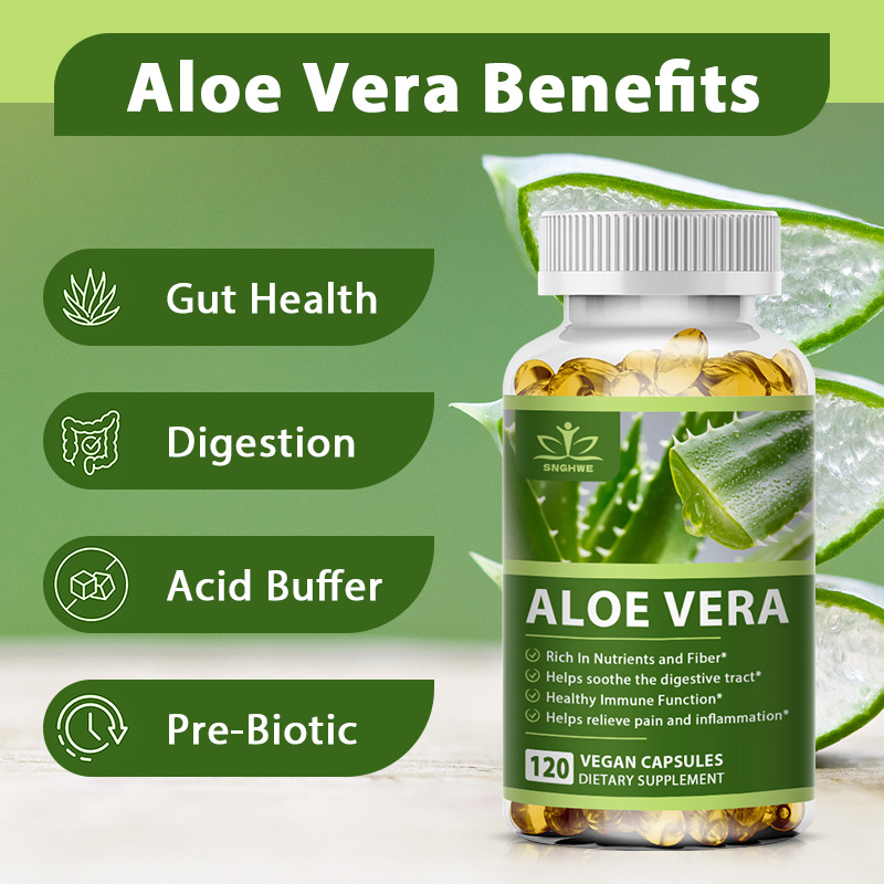 Cápsulas orgánicas de Aloe Ver - Aloe Vera Pot reseña y precio