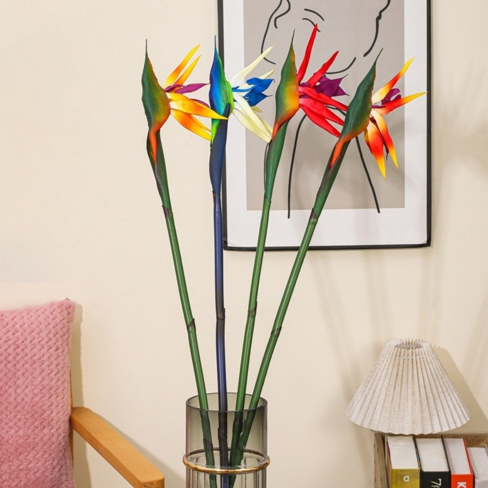Flor Artificial de Pluma de Pá - Bird Paradise Strelitzia reseña y precio