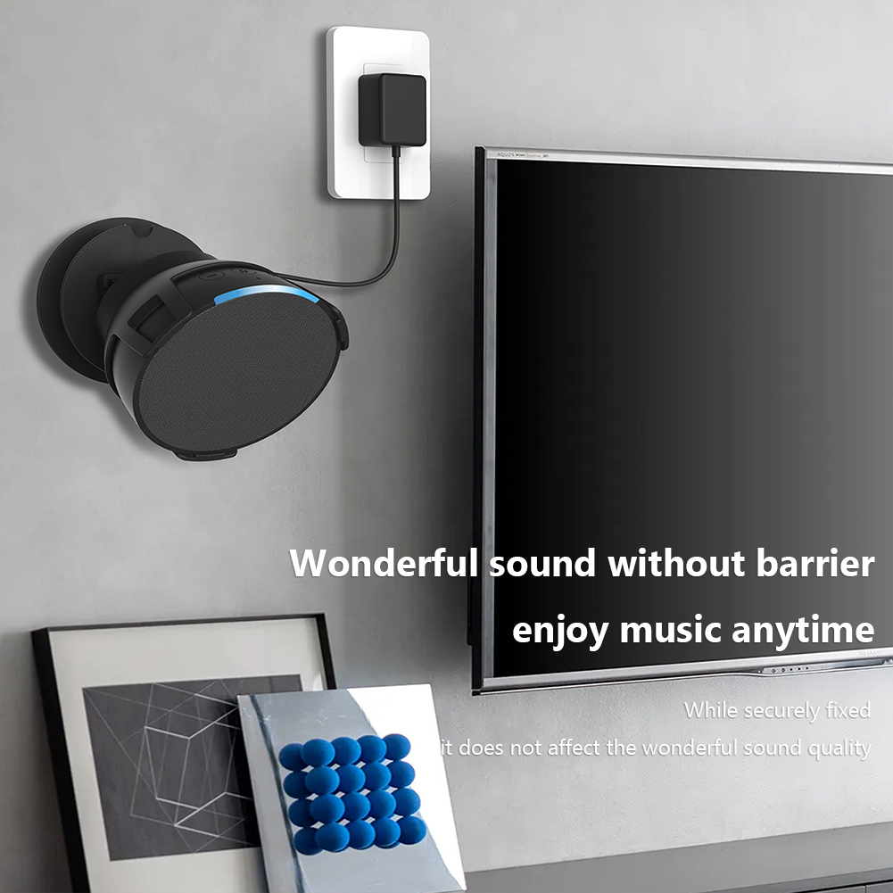 Estante de altavoz montado en  - Amazon Speaker Echo Pop reseña y precio