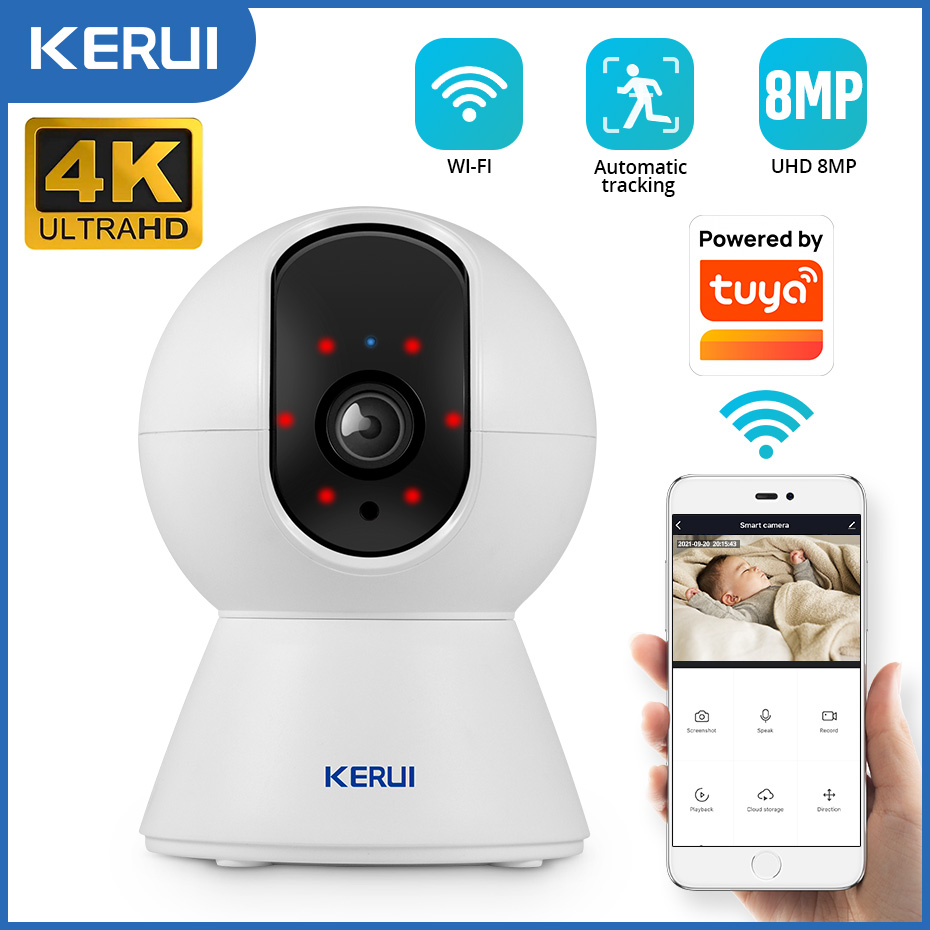 Cámara IP WiFi KERUI 5MP 8MP 4 - Eufy Camera E220 reseña y precio