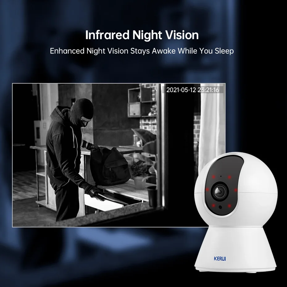 Cámara IP WiFi KERUI 5MP 8MP 4 - Eufy Camera E220 reseña y precio