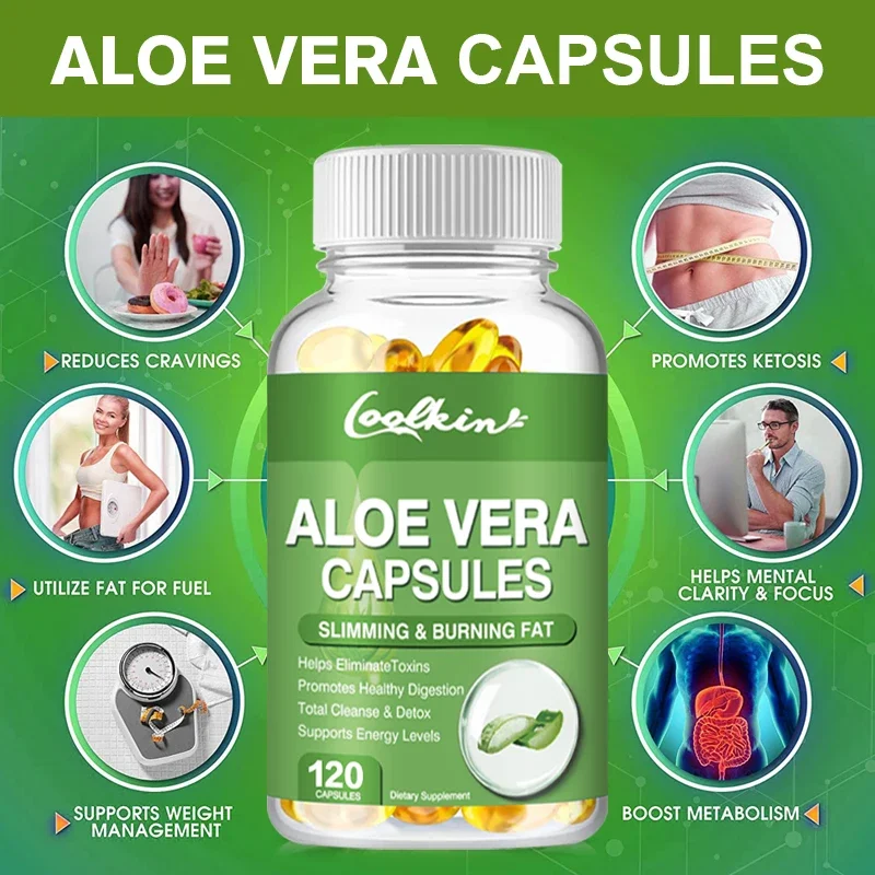 Cápsulas de extracto de aloe v - Aloe Vera Pot reseña y precio