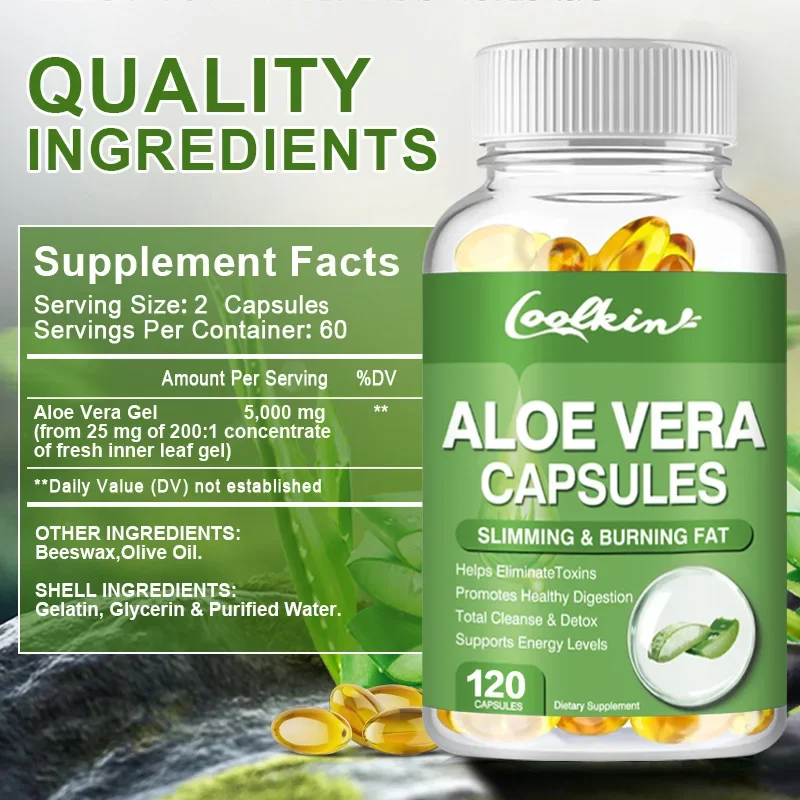 Cápsulas de extracto de aloe v - Aloe Vera Pot reseña y precio